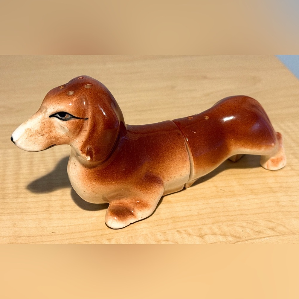 Vintage Dachshund Salt and Pepper Shakers